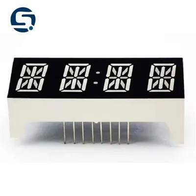 Yellow Green 14 Segment Alphanumeric Display